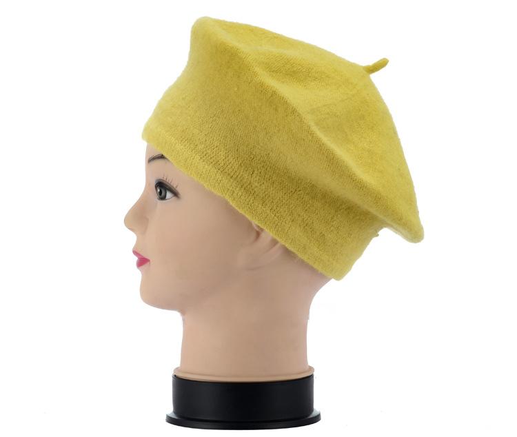 MIO Beret Hat Multi Color Children Autumn and Winter French Berets Cap Custom Embroidered Wool Beret Hat for Kids