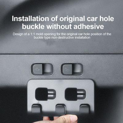 Haken für Kofferraum hinten Aufbewahrungshalter für Tesla Model Y für Tasche Wasserflaschen Kofferraum Einkaufstaschenhaken Aufhänger Autozubehör Innenraum