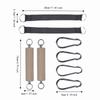 8pcs Double Ring Lat Pull Down Handle Tricep Rope Gym Exercise Handle Pull Up Handle  Home Gym