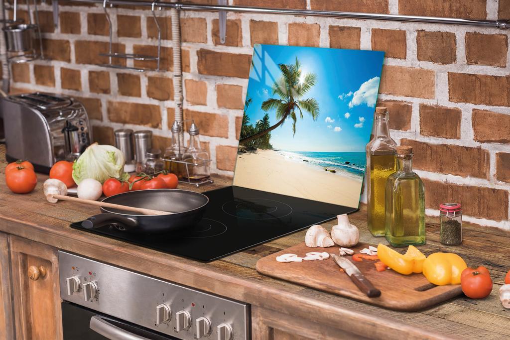 SZKLANA DESKA DO KROJENIA 52x40 PLAŻA