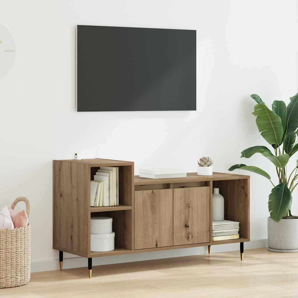 TV Cabinet Artisan Oak 100 x 35 x 55 cm Particleboard