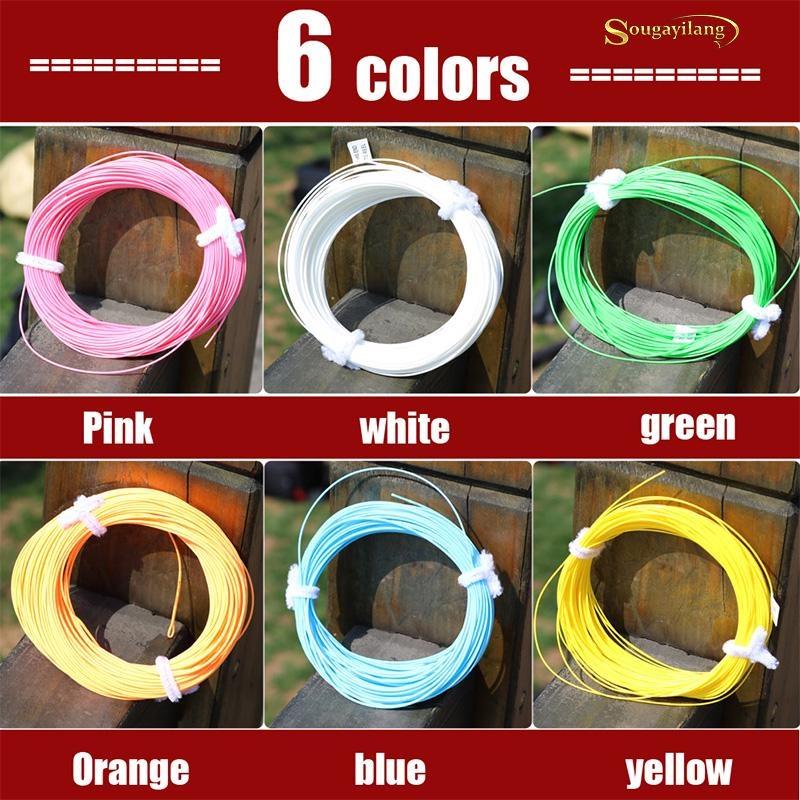 Flugfiskelina 100FT Flytande vikt framåt för flugfiske Lax / Saltvatten / Gäddfiske