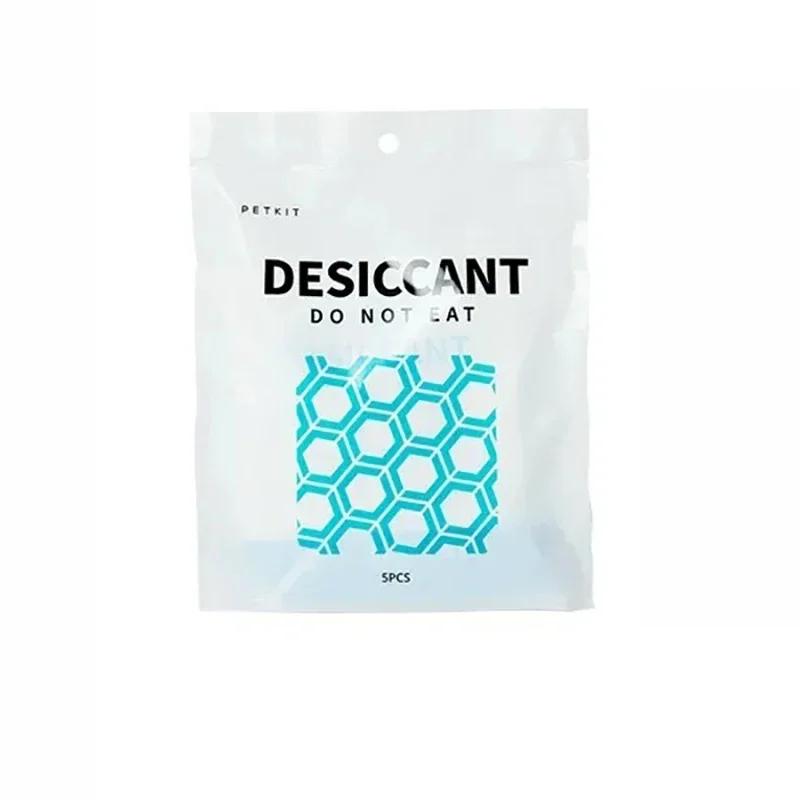 

Осушитель корма для домашних животных, используемый для автоматической кормушки для домашних животных и ведра для хранения корма для домашних животных, 5 штук в коробках для хранения принадлежностей