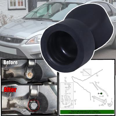 Priekinio stiklo valytuvo svirties galvutės veržlės dangtelis priekinio stiklo varžtas varžtas guminiai dangteliai, skirti Ford Focus 3 MK2 C Max 2003 2004 2019 Styling