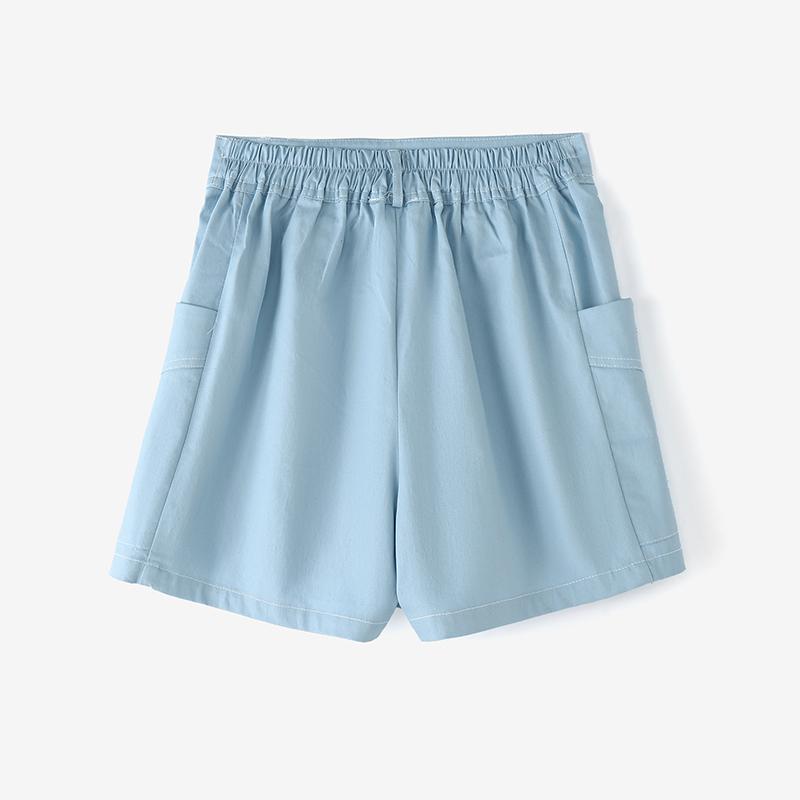 ZANZEA Women Summer Elastic Waist Loose Casual Short Pants