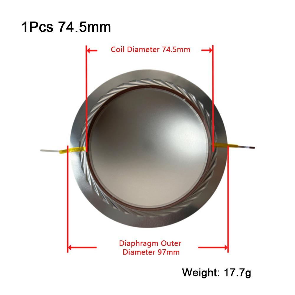 1Pcs DIY Speaker Modification Titanium Film Diaphragm  Audio Equipment Maintenance