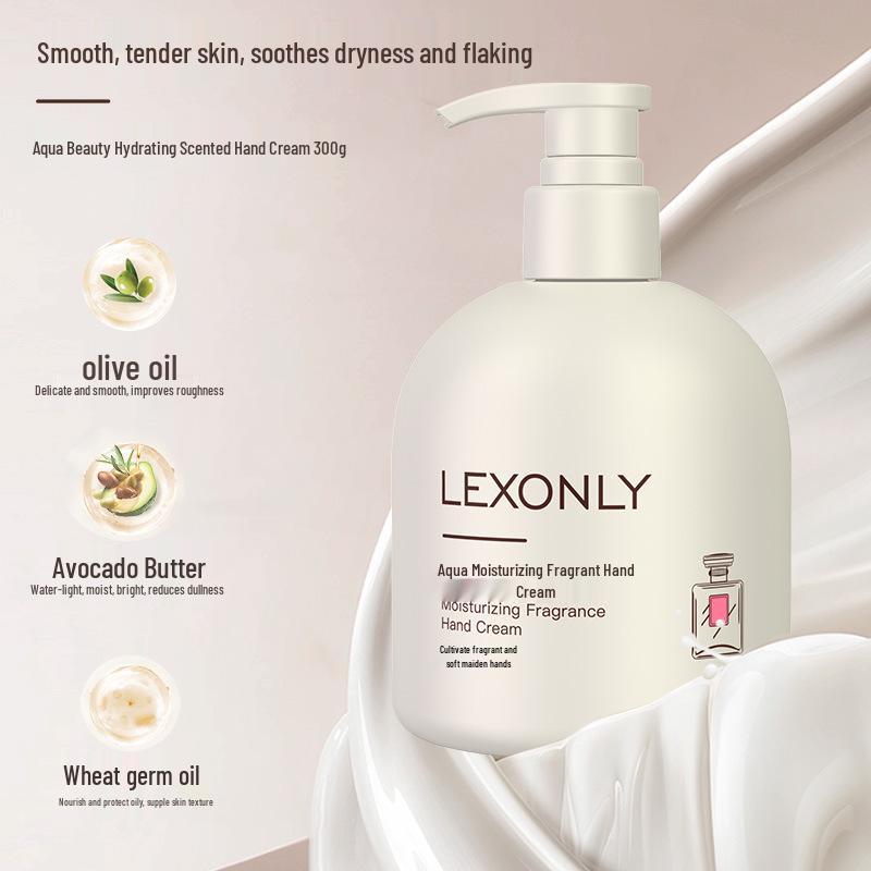 Xiaohongshu Unisex Hand Cream: Moisturizing, Hydrating, Non-Greasy, Fragrant, Large Capacity for Autumn/Winter.