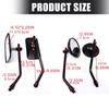 Broad View Retro Style Motorcycle Rearview Mirrors with Easy Installation and Broad View for Safe Commuting Easy Mounting