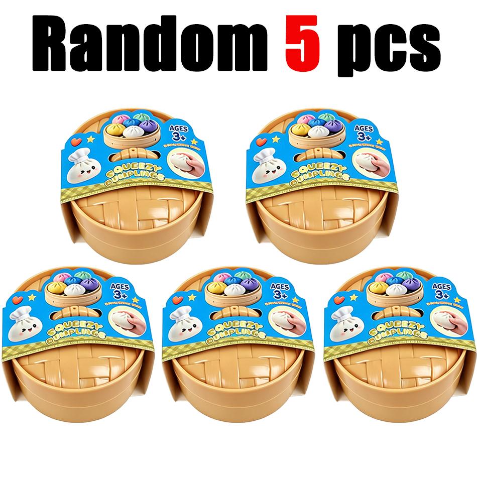 Glitter Squishies Dumpling Flash Dumpling Pressure Ball Slow Rebound Soft Pinch Decompression Office Decorat Birthday Gifts