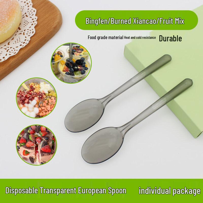 Individually Wrapped Disposable Plastic Spoons