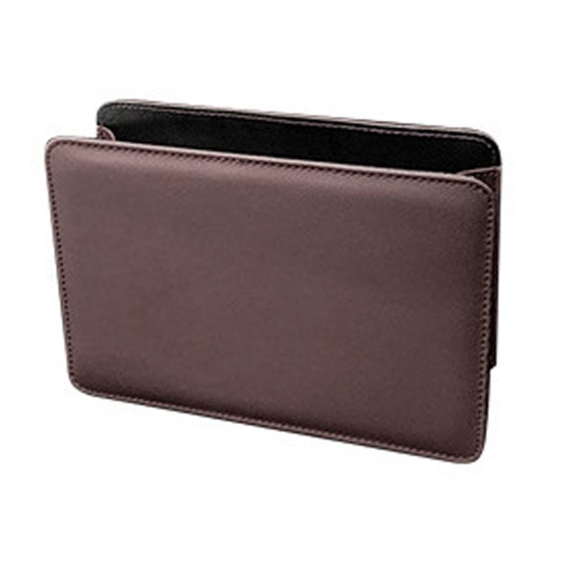 Leather Automotive Trash Can Dust Bin With Leakproof And Easy Clean Features For Car Cabin Organization Quick Install