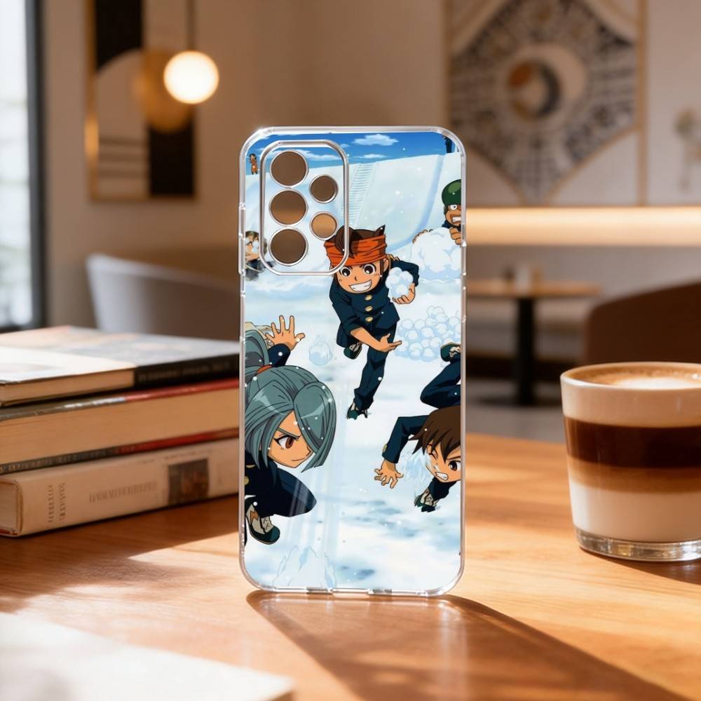 Inazumas Anime E-Eleven Phone Case For Samsung S25,S24,S21,S22,S23,S30,Ultra,S20,Plus,Fe Transparent Cover