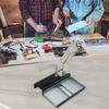 Compact Design Soldering Iron Rest with Efficient Slot and Rack System for Easy Integration Into Limited Workspace Areas