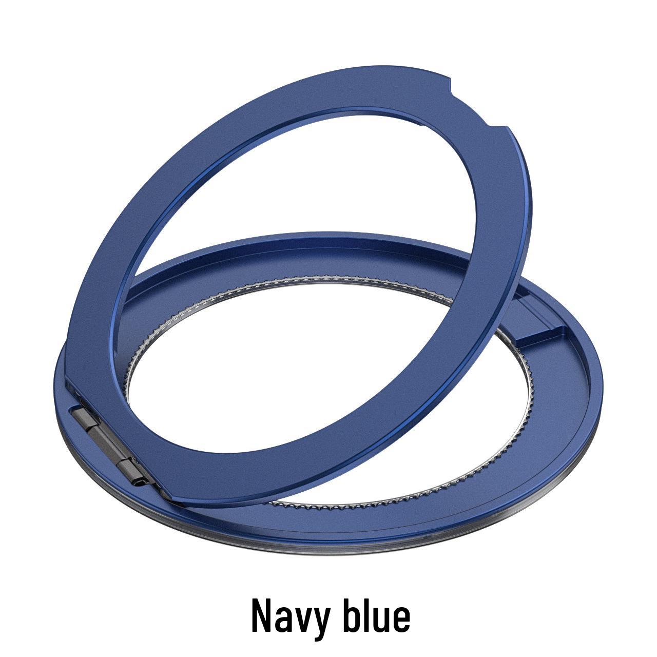 Super Thin Q18 Magnetic 360° Rotating Finger Ring Sound-Adjustable Metal Phone Holder Q18 Magnetic Rotating Holder (Self-Adhesive)