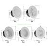 24TE Round Air Vent Extract Grille Diffuser Ducting Ventilation Cover 100mm