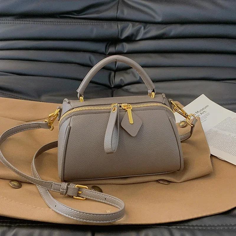 

Однотонная кожаная сумка для женщин дизайнерский бренд ретро кроссбоди сумка-мессенджер модная