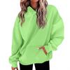 Women's Fashion Daily  Casual Hoodie Long Sleeve Solid Color Top