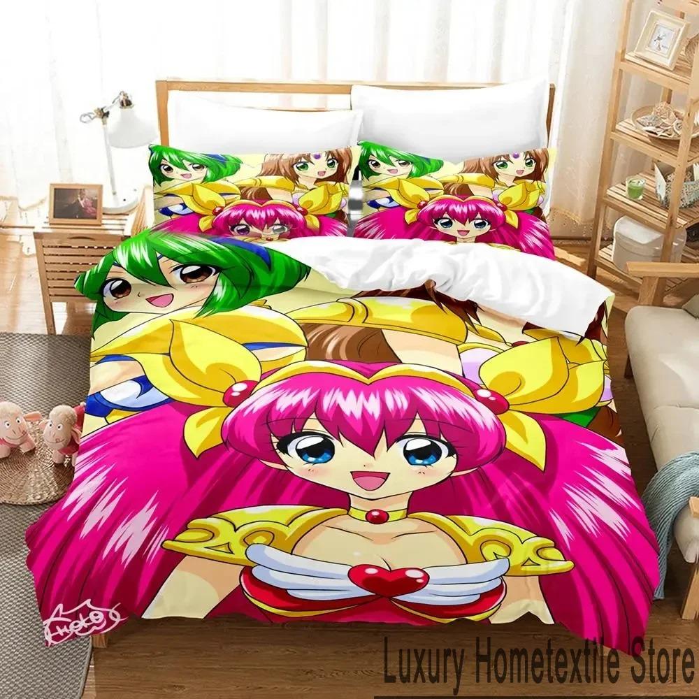 3D Print Anime Wedding Peach Bedding Set Duvet Cover Bed Set Quilt Cover Pillowcase Comforter king Queen Size Boys Adult Bedding