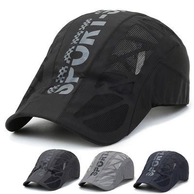 Spring and Summer New Outdoor Leisure Hat Men Forward Cap Sports Breathable Beret Middle-aged Hat