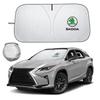 WMTY7 Car UV Protection Windshield Sun Visor Foldable Sun Shade Cover For Skoda Octavia Rapid Fabia Superb Kodiaq Scala Karoq Kamiq