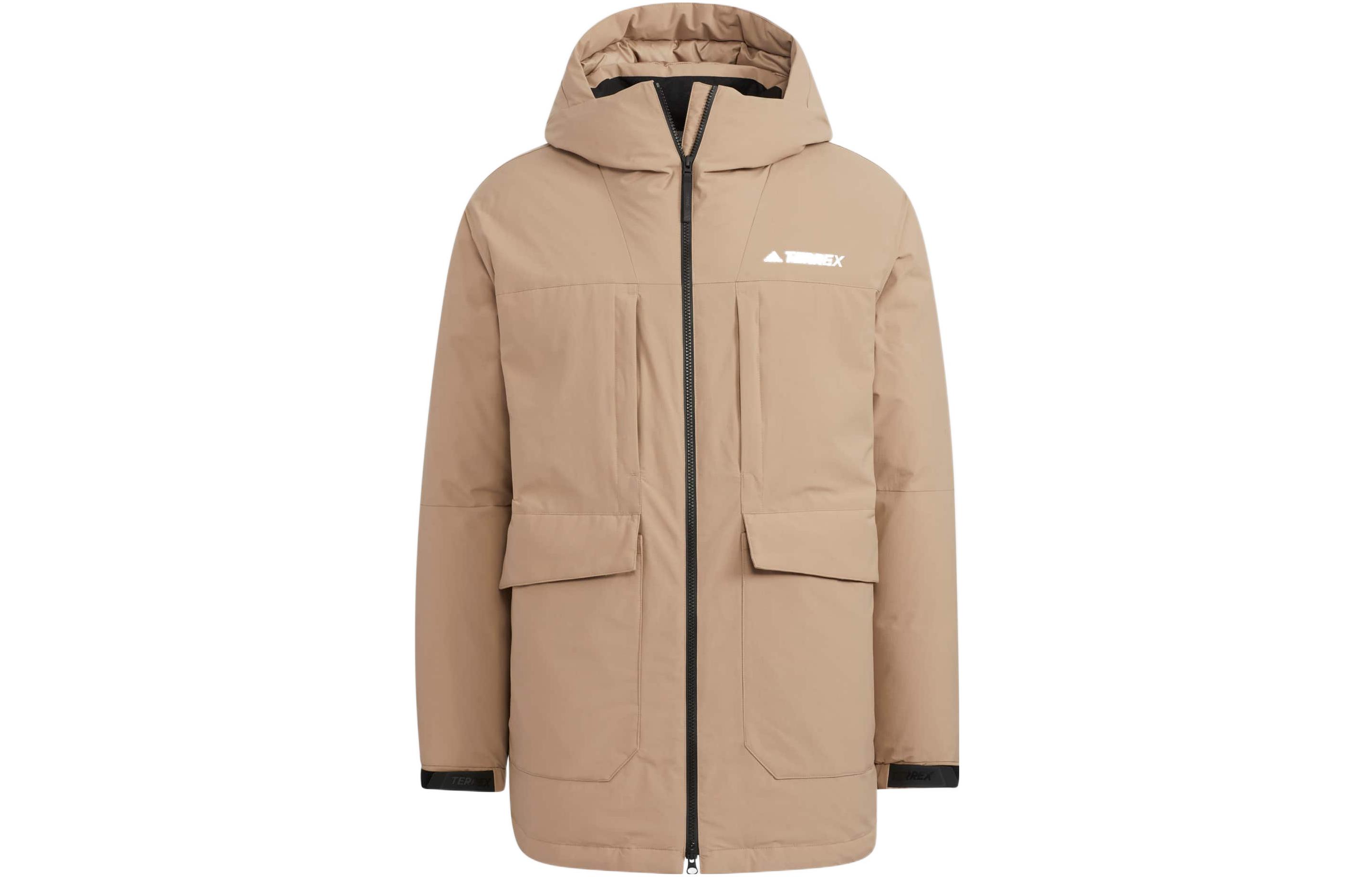 Adidas Down Jacket Unisex Brown HR8445 M