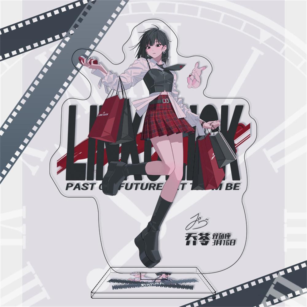 Hot Anime Link Click Acrylic Stand Model Figure Cosplay Plate Holder Topper Birthday Fans Christmas Desk Decor Plate Gift