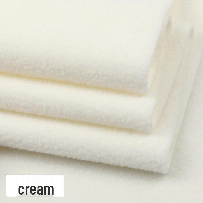 Polar Fleece Knit Fabric - Thick Cotton Fleece for Sweatshirts