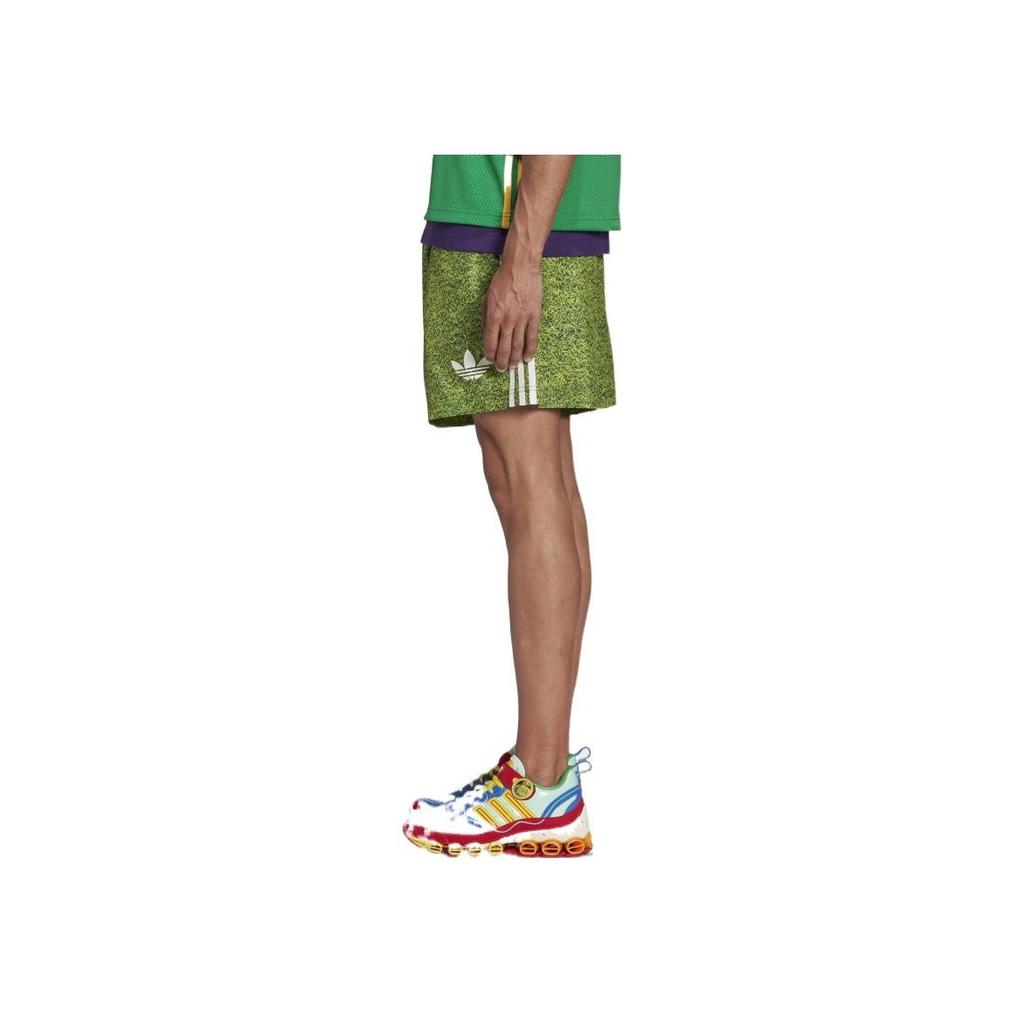 Adidas Originals Kerwin Frost Collaboration Series Grass Digital Print Mid-Rise Casual Shorts Men Shorts Grass-Green HI5623