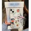 Painted Small New Application Apple 13promax 14 15 Cartoon 15pro Mobile Phone Case 11 12promax Matte