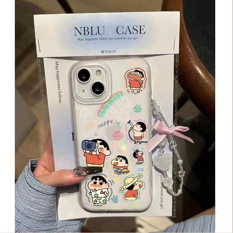 Painted Small New Application Apple 13promax 14 15 Cartoon 15pro Mobile Phone Case 11 12promax Matte