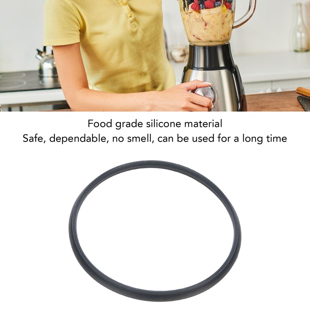 Silicone Mix Sealed Ring Mixer Main Pot Lid Seal Gasket Replacement Part Heatproof Kitchen Food Processor Accessory