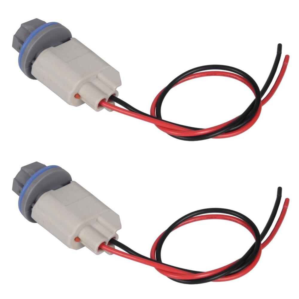 License Plate Light Socket Harness 2 Sets for Ford F-150 F-250 Ranger