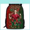 Cristiano Ronaldo Cr7 Sac à dos Oxford 15 pouces Grande capacité Sac d'école Pour étudiants Sports Voyage Essentiels