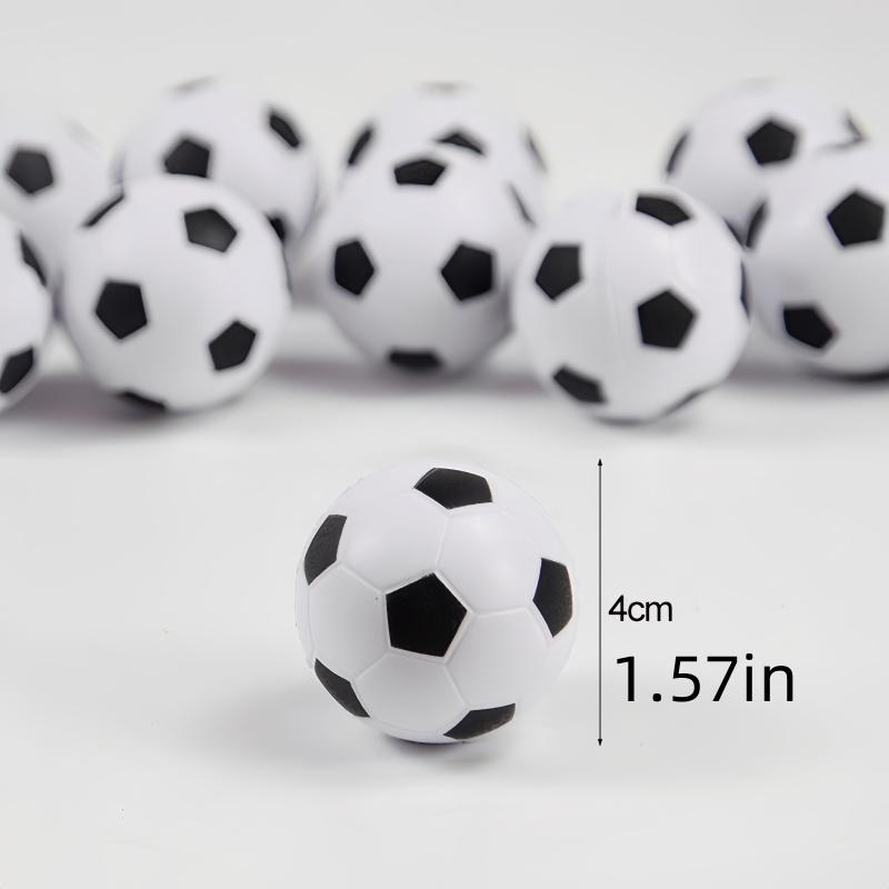 6Pcs Mini PU Squeeze Soccer Ball Toys Kids Sports Theme Birthday Party Favors PU Football Gift Stress Relieving Squeezing Toys