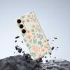 For Samsung Galaxy S25+ Case Yellow Flowers Pattern Printing Straight Edge TPU Phone Back Cover