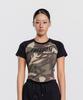 FREEDOM Women'S Logo Raglan T-Shirt (Black Camo)