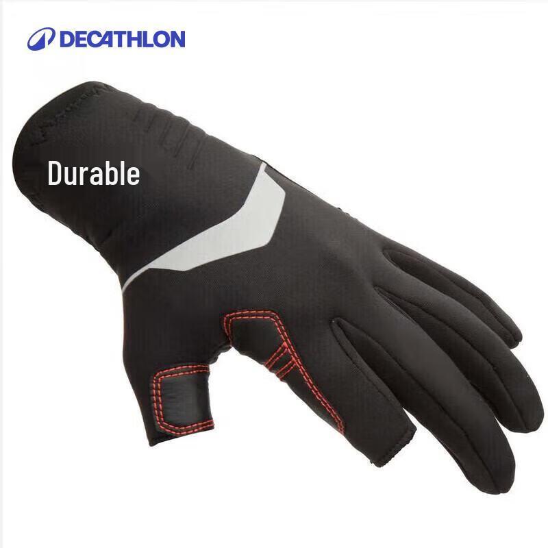 Decathlon Adult Three-Finger Neoprene Sailing Gloves