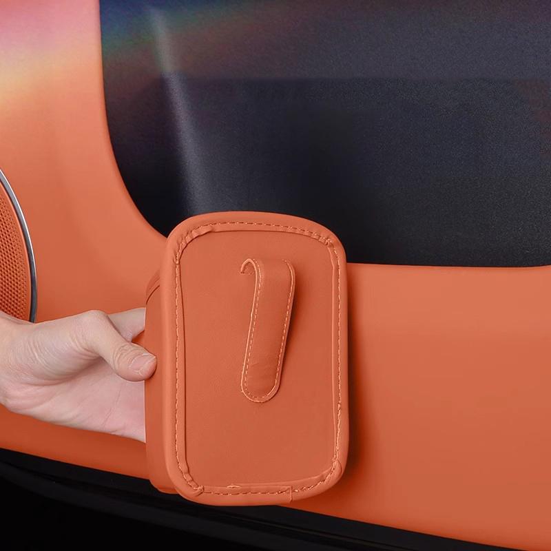 Pu Car Door Cup Holders, Car Beverage Holders, Storage Trays, Automatic Rear Seat Cup Holders