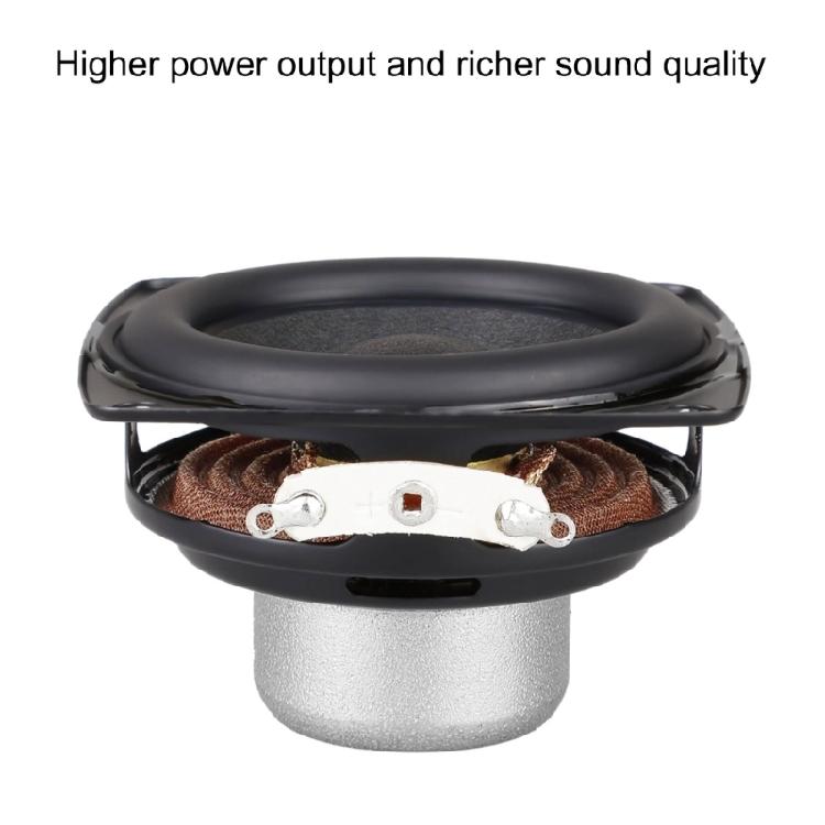 57mm Powerful Subwoofer 4Ohm 15W Long Throw Voice Coil Design Rubber Edges Suspension for Distortion Less Bass