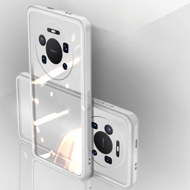 For Huawei Mate 80 Pro Case Camera Protection Semi Transparent Soft Silicone Shockproof with Lens Protector Films