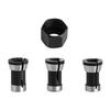 ABUL-4Pcs/Set 6Mm 8Mm 6.35Mm Electric Router Milling Cutter Collet Chuck M15 Screw Nut For Trimming Engraving Machines