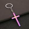 Fashionable Metal Letter/Fish/Crosses Pendant Key Rings Charm for Trendsetters