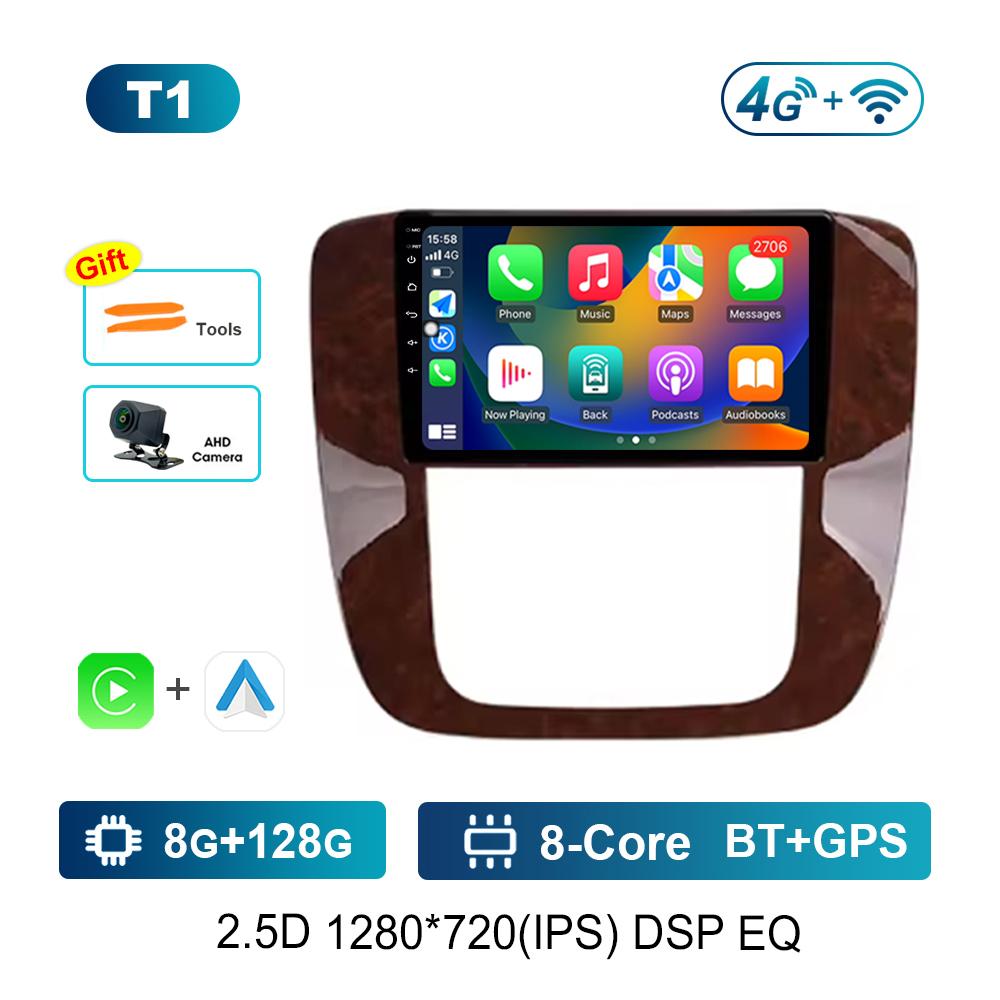 9 '' for GMC Yukon Chevrolet Tahoe Suburban 2008 - 2012 Android OS Car Radio Multimedia Video Player 4G GPS Navi WiFi HD Screen