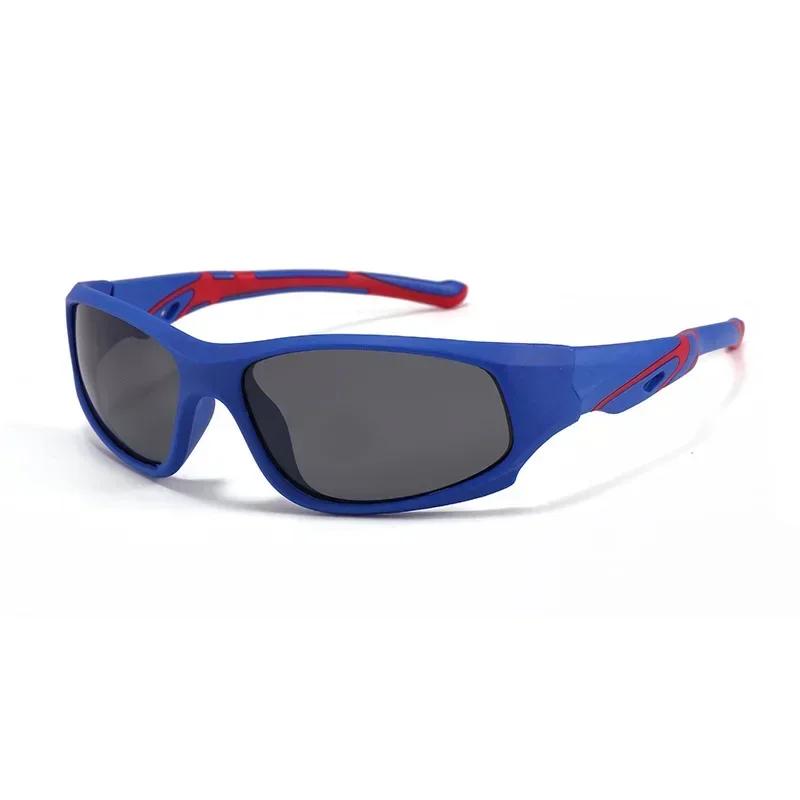 Kids Sunglasses TR90 Boys Girls Wrap Around Sport Sun Glasses Silicone Safety Glasses Gift for Children UV400 protection Eyewear