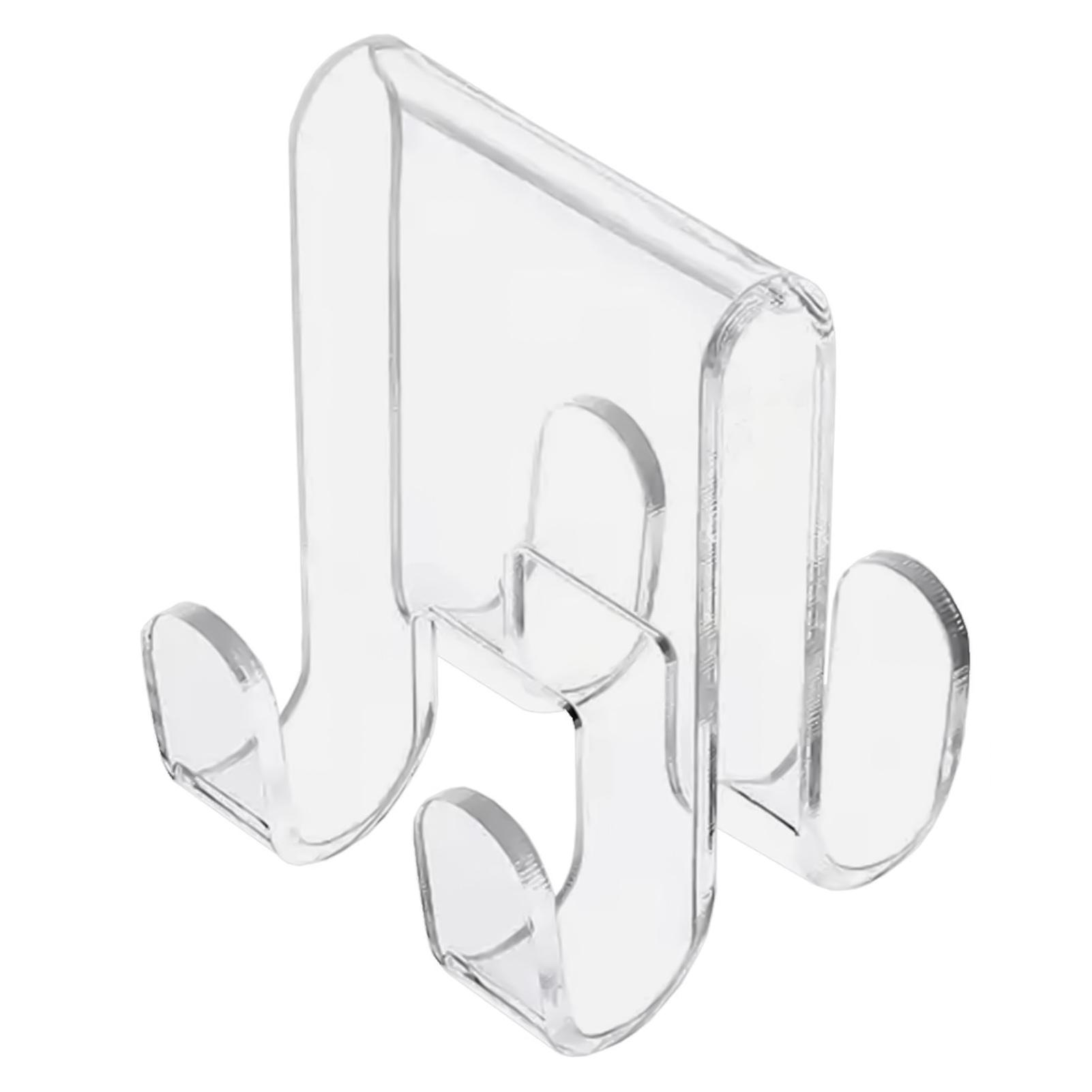 

Shower Door Hooks Behind Door Towel Rack Towel and Coats Hanger Nonstick and Non-punching Over the Door Bathroom Accessories