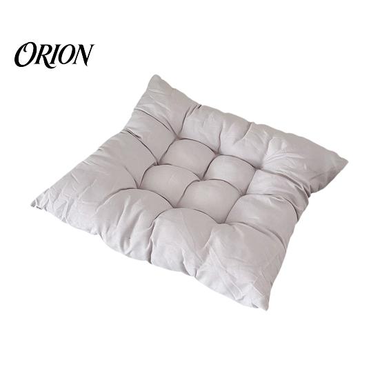 Soft Chair Cushion for Office with Straps, Square Round Seat Pad, Solid Breathable Long Sitting Color Non-slip Pad Dining Patio Desk