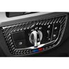 Real Carbon Fiber Function Control Button Frame Trim For BMW X3 G01 X4 2018-