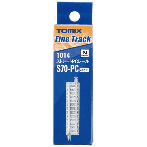 TOMIX N Gauge Straight PC Rail S70-PC F Set of 4 1014 Railway Model Supplies