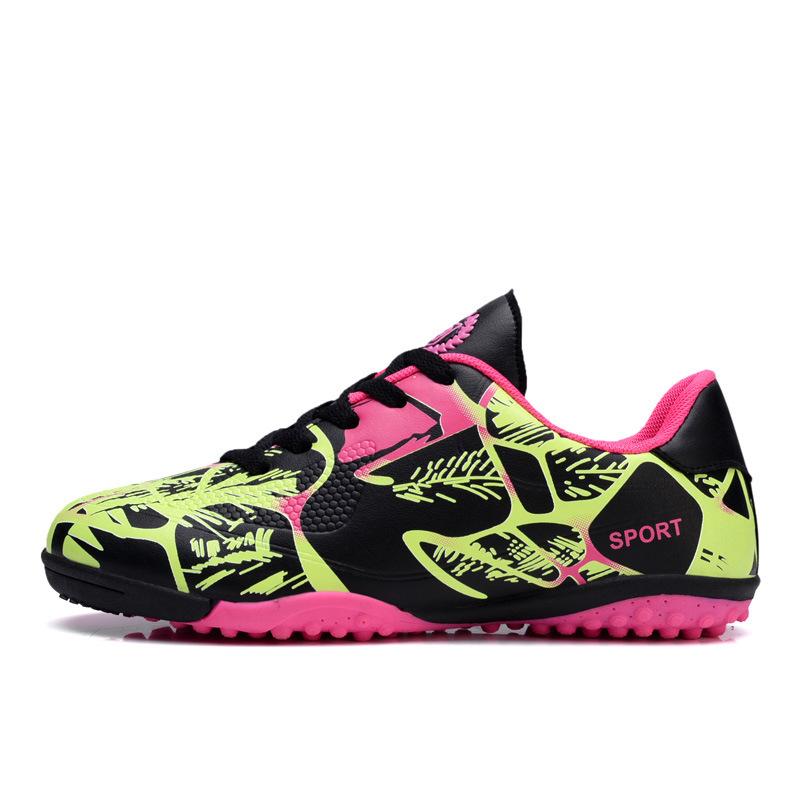 

Spring and summer new low-top sports shoes men s and women s football shoes broken nails long nails grass sneakers spikes running shoes 34