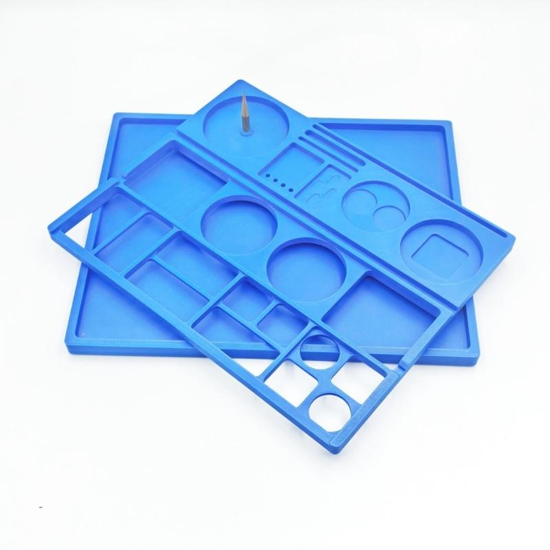 Detachable Watch Parts Storage Box for Repair Sorting, Tray Case for Small Screws Springs Gears and Daily Part Storage